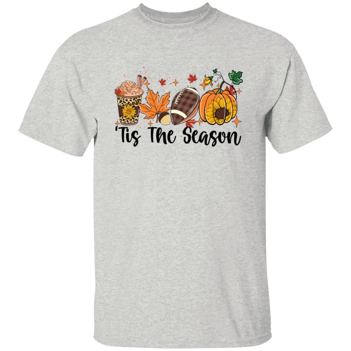 Tis the Season Football and Fall T-Shirt