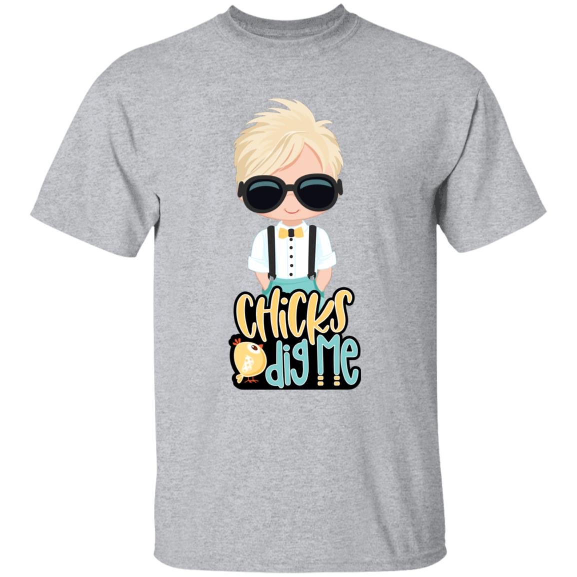 Chicks Dig Me Youth 5.3 oz 100% Cotton T-Shirt