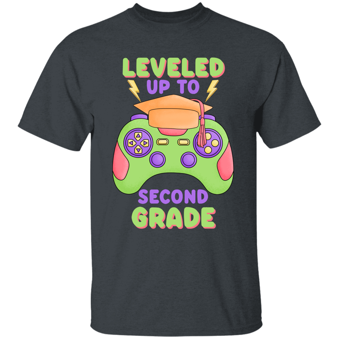 Level Up To Second Grade Youth Cotton T-Shirt