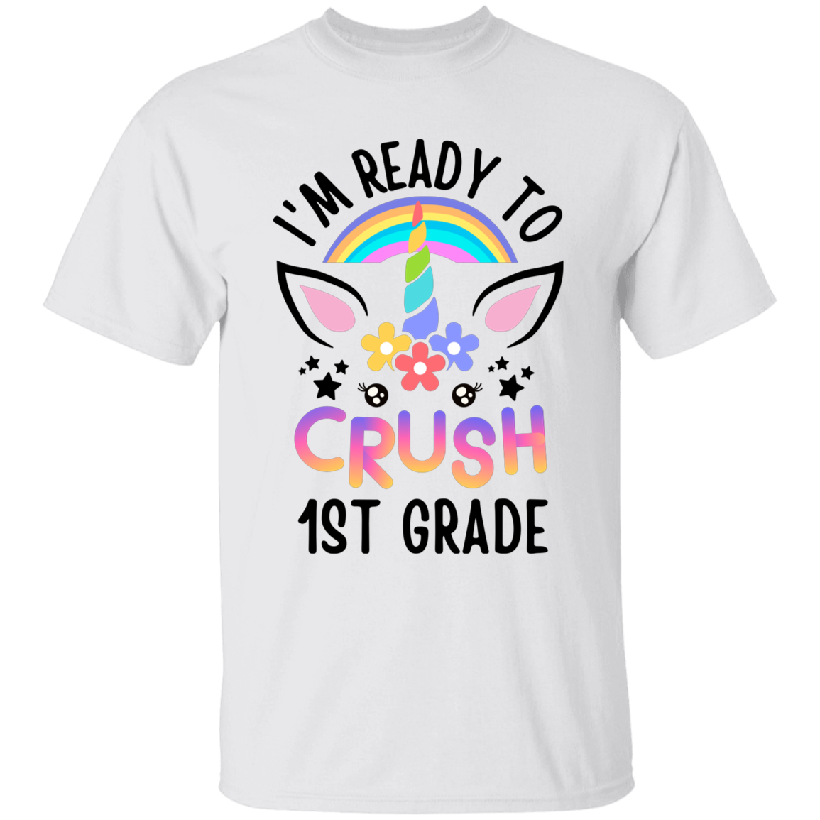 Unicorn First Grade Cotton T-Shirt