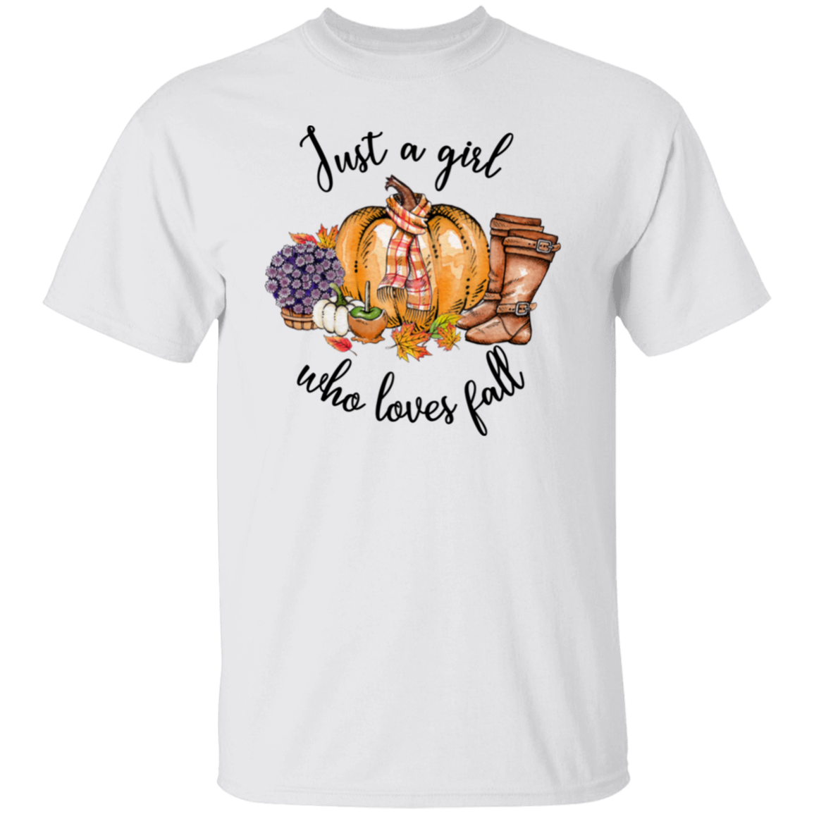 Just A Girl Who Loves Fall  T-Shirt