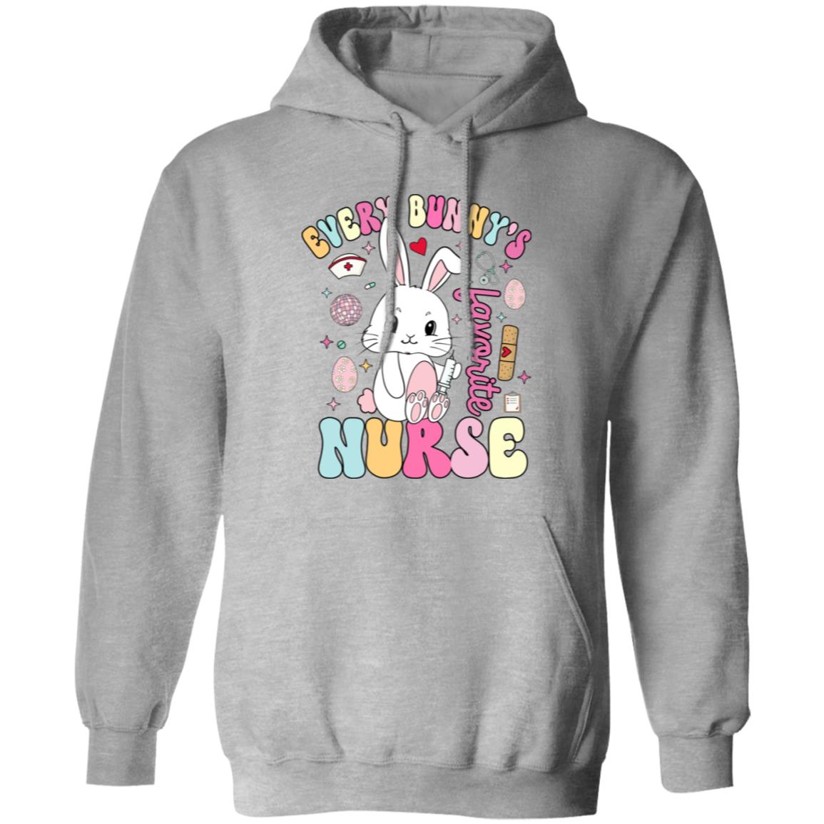 Every Bunny's Favorite Nurse Pullover Hoodie