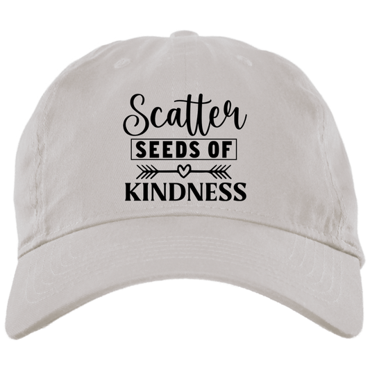 Scatter Seeds of Kindness Embroidered Brushed Twill Unstructured Dad Cap