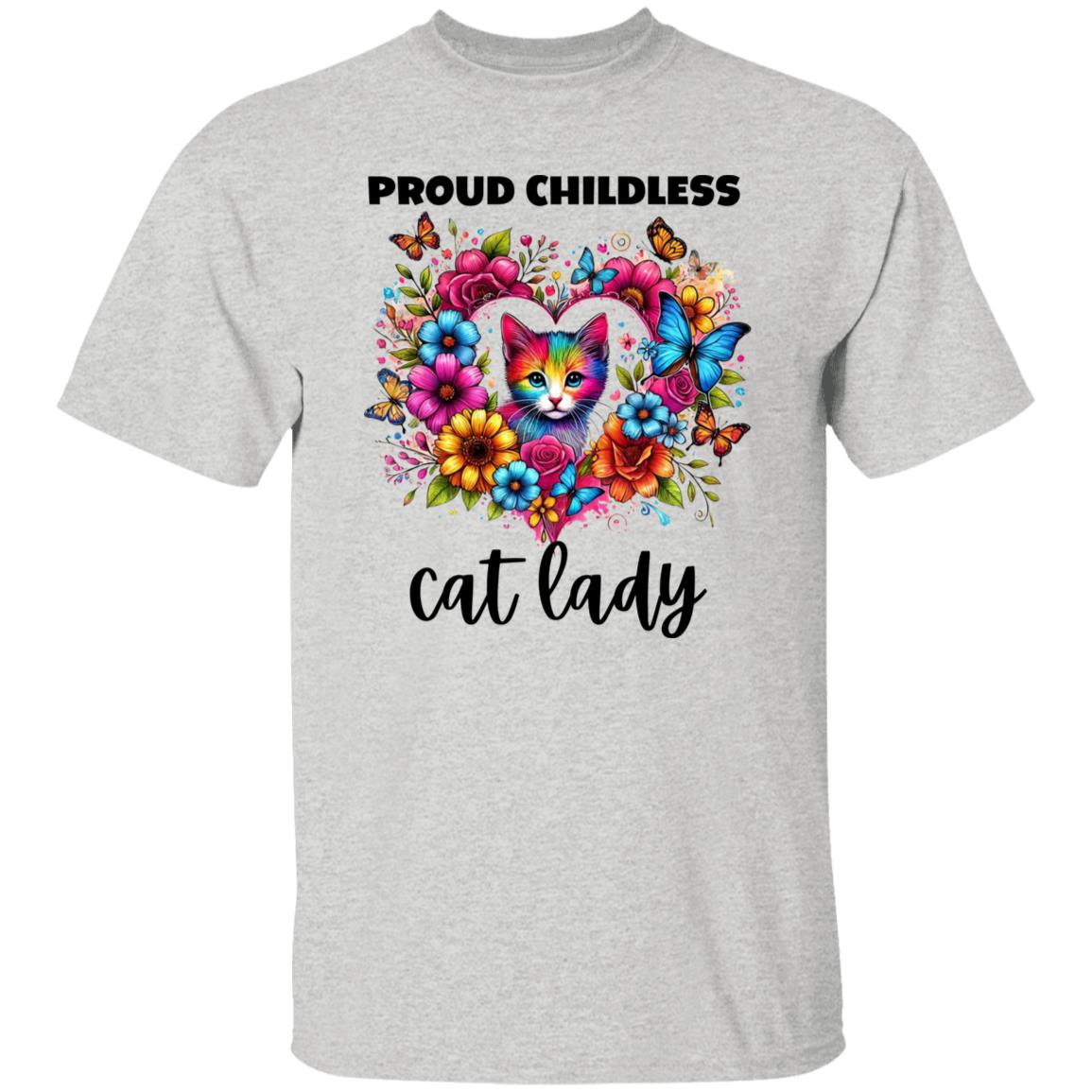 Proud Childless Cat Lady T-Shirt