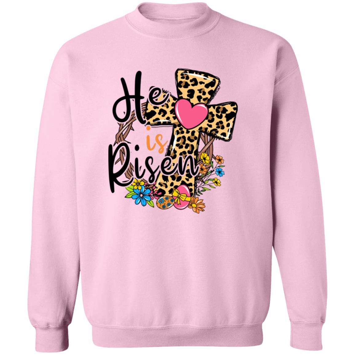 He Is Risen Crewneck Pullover Sweatshirt