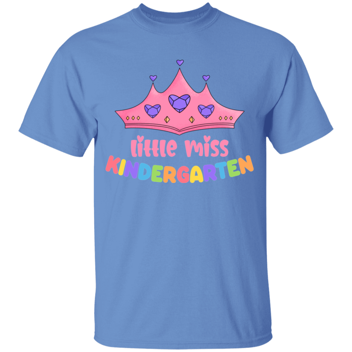 Little Miss Kindergarten Princess Youth Cotton T-Shirt