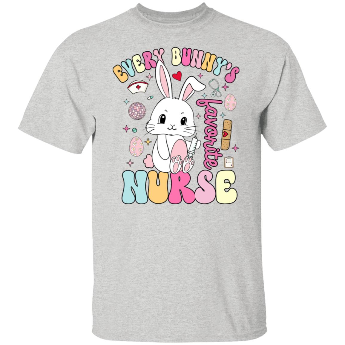 Every Bunny Favorite's Nurse 5.3 oz. T-Shirt