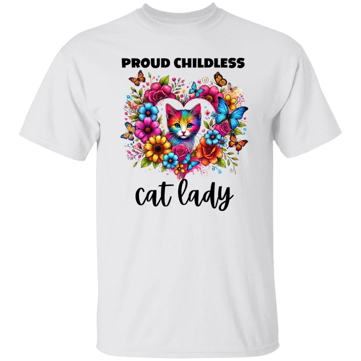 Proud Childless Cat Lady T-Shirt