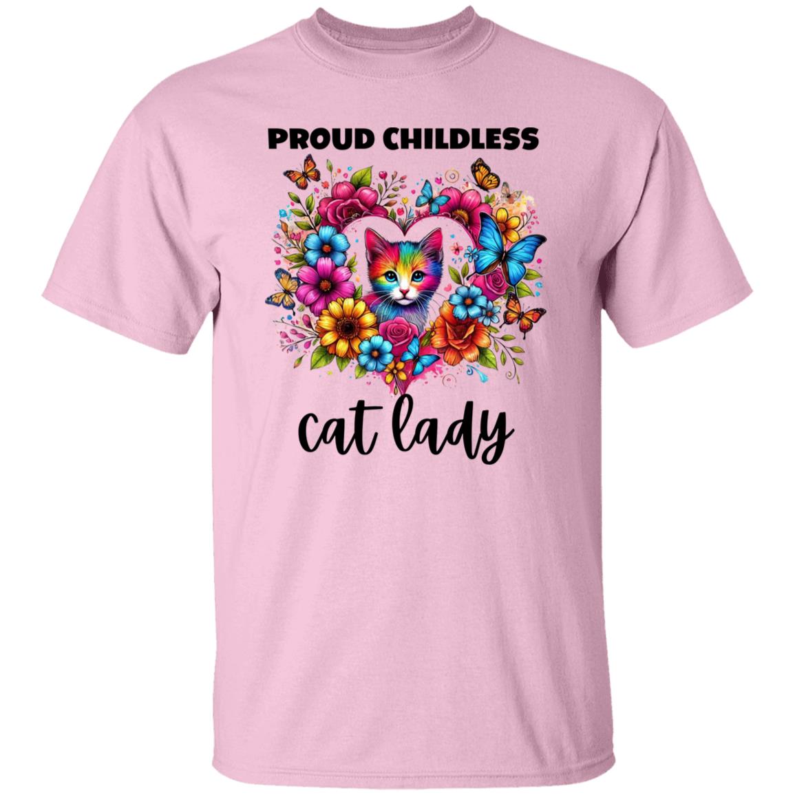 Proud Childless Cat Lady T-Shirt