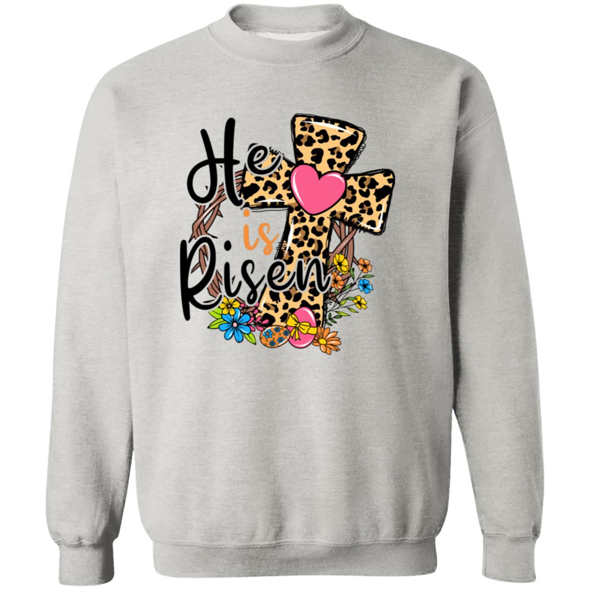 He Is Risen Crewneck Pullover Sweatshirt