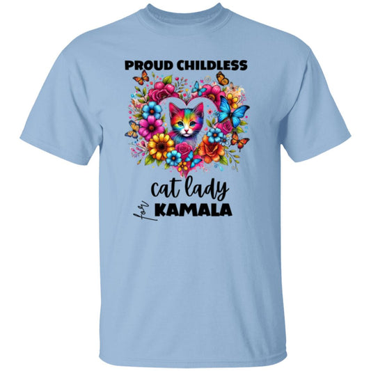 Proud Childless Cat Lady for Kamala T-Shirt