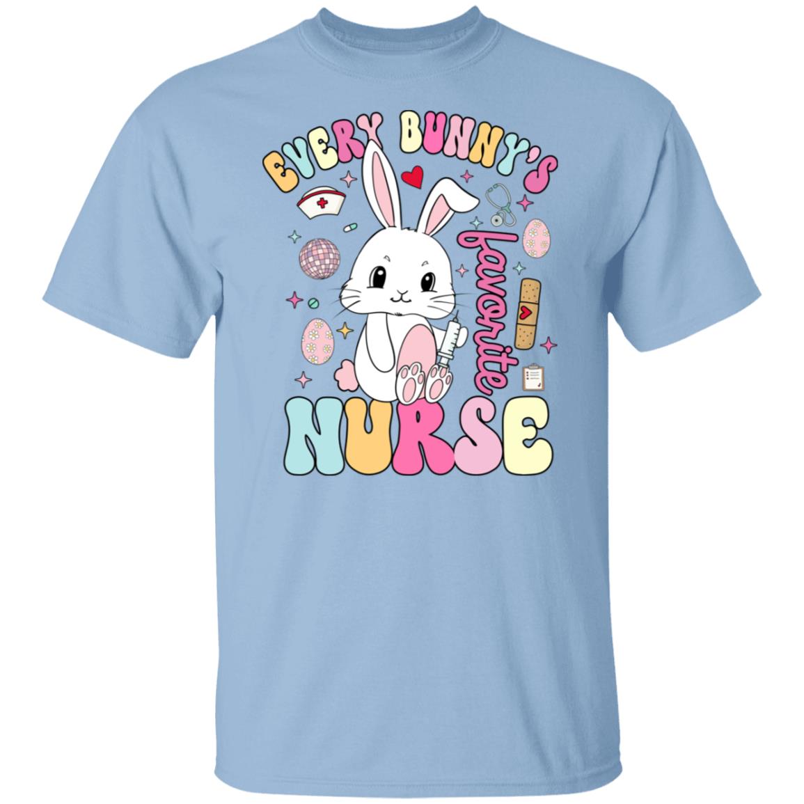 Every Bunny Favorite's Nurse 5.3 oz. T-Shirt